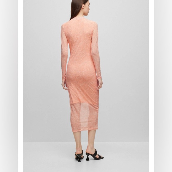 Hugo boss peach dress XS New without tags - Picture 5 of 6